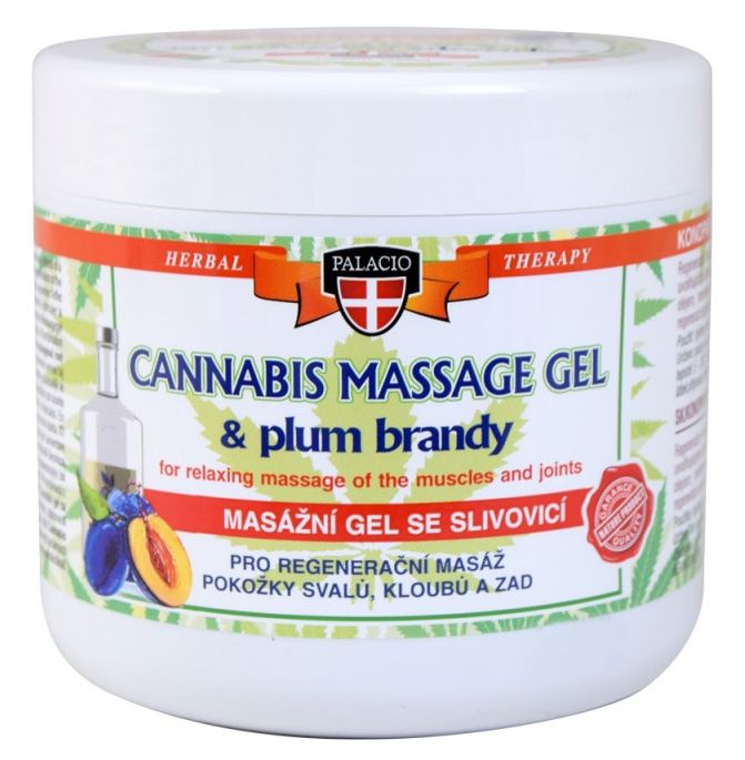 Palacio Hanf-Massagegel mit Pflaume 600 ml