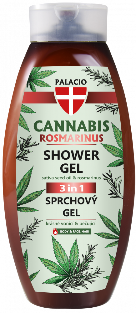 Palacio Cannabis Rosmarinus Duschgel, 500 ml