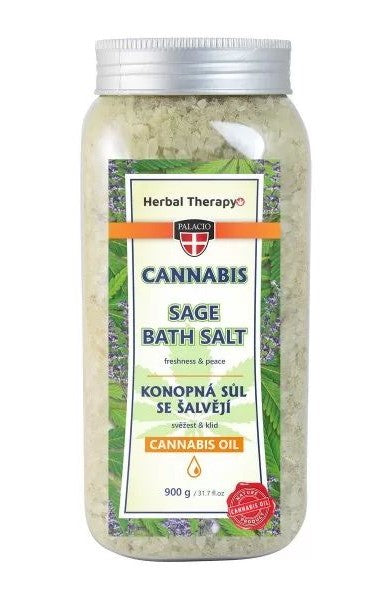 Palacio Cannabis & Salbei Badesalz, 900 g
