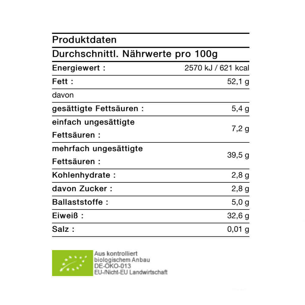 Bio Hanfsamen geschält